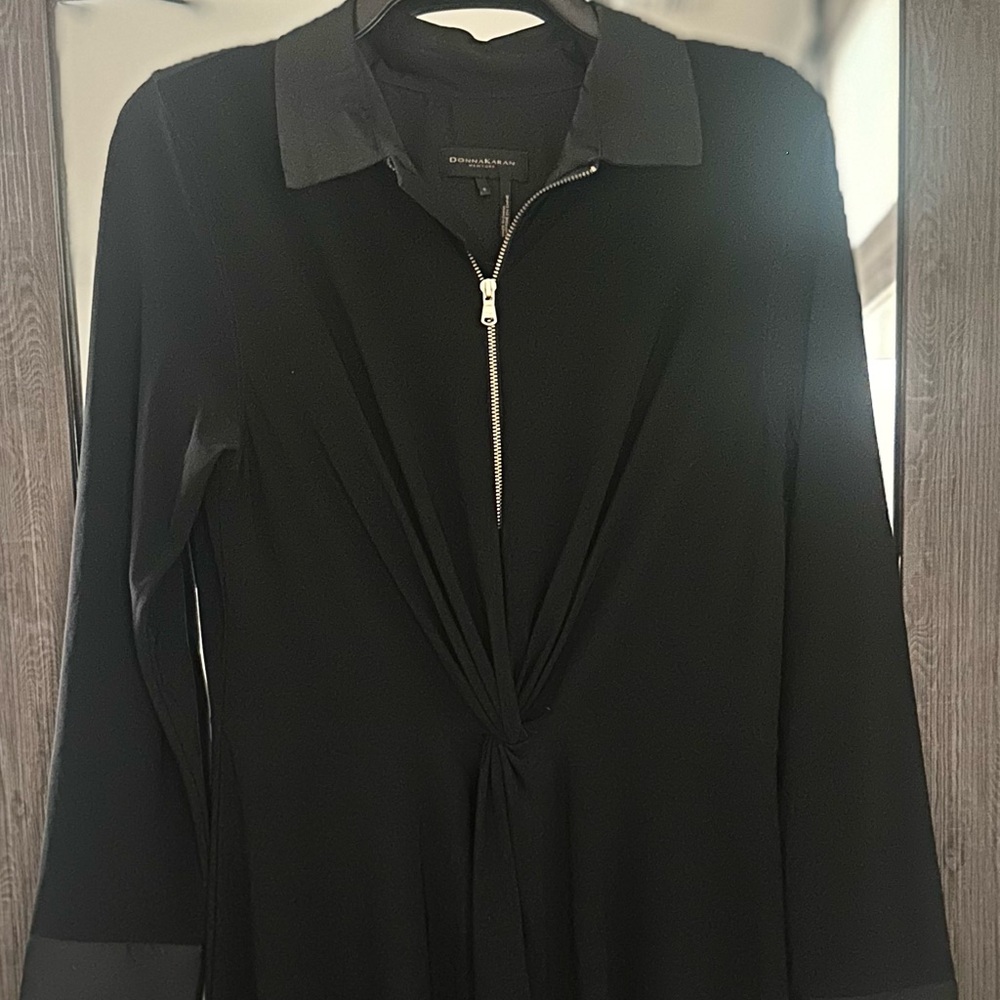 Donna Karan Black Midi Dress